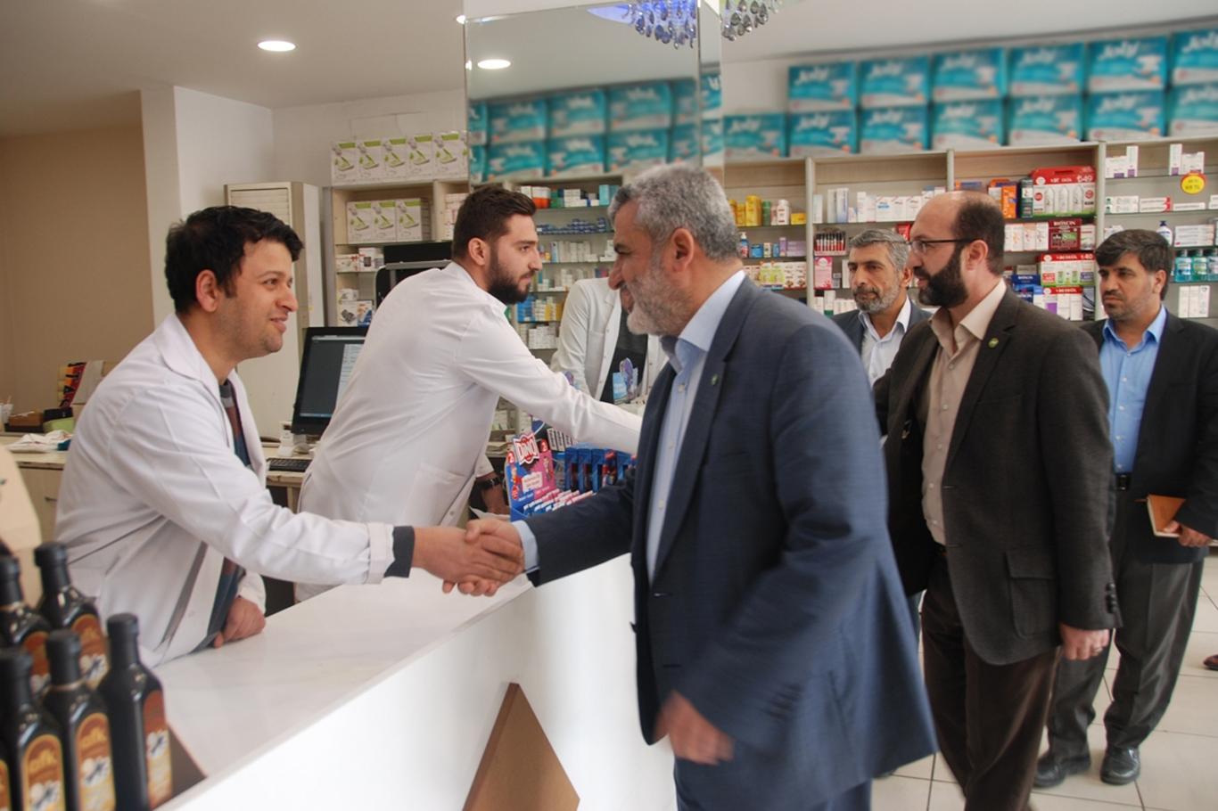 HÜDA PAR’dan Kaynartepe esnafına ziyaret